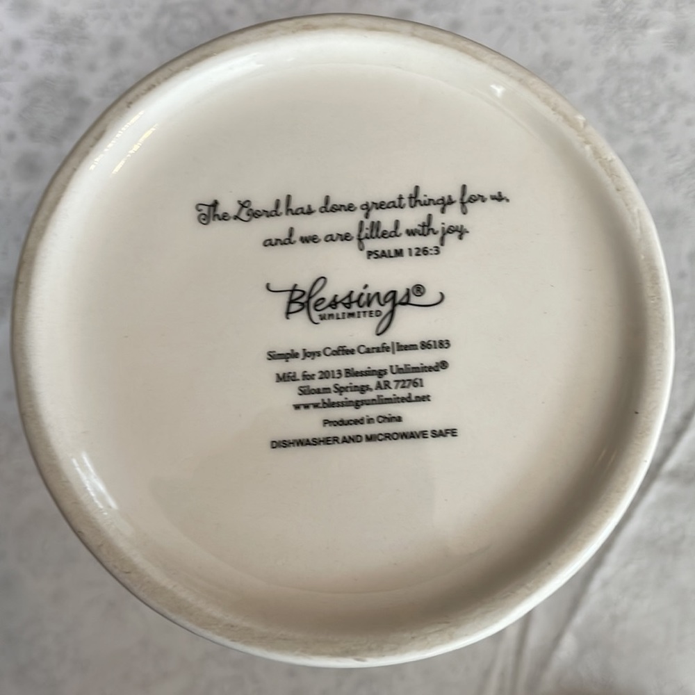 Blessings Pitcher - Picture 6 of 6